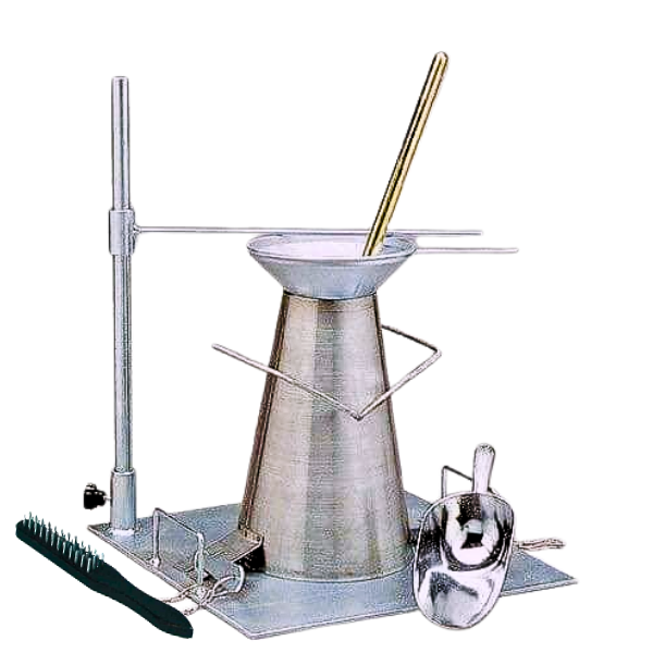 Concrete slump cone, complete set 