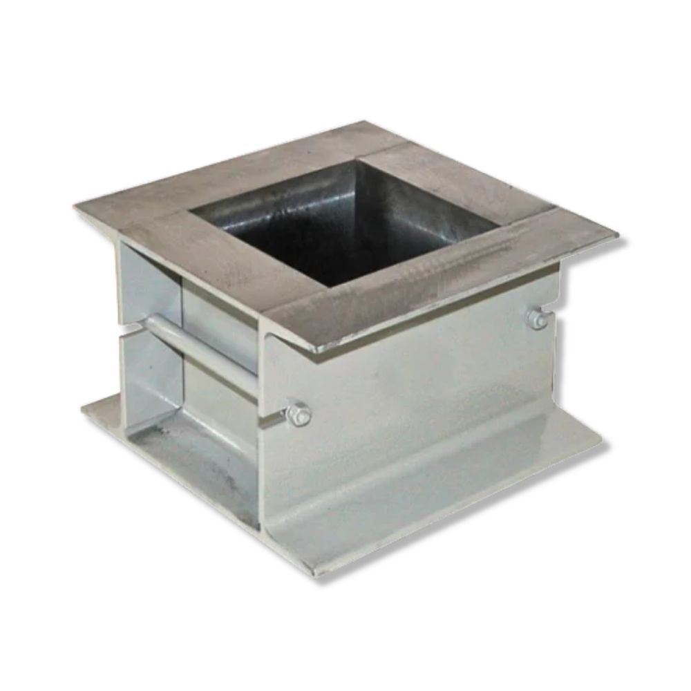Moule cubique en acier 4 parties - NF EN 12390-1