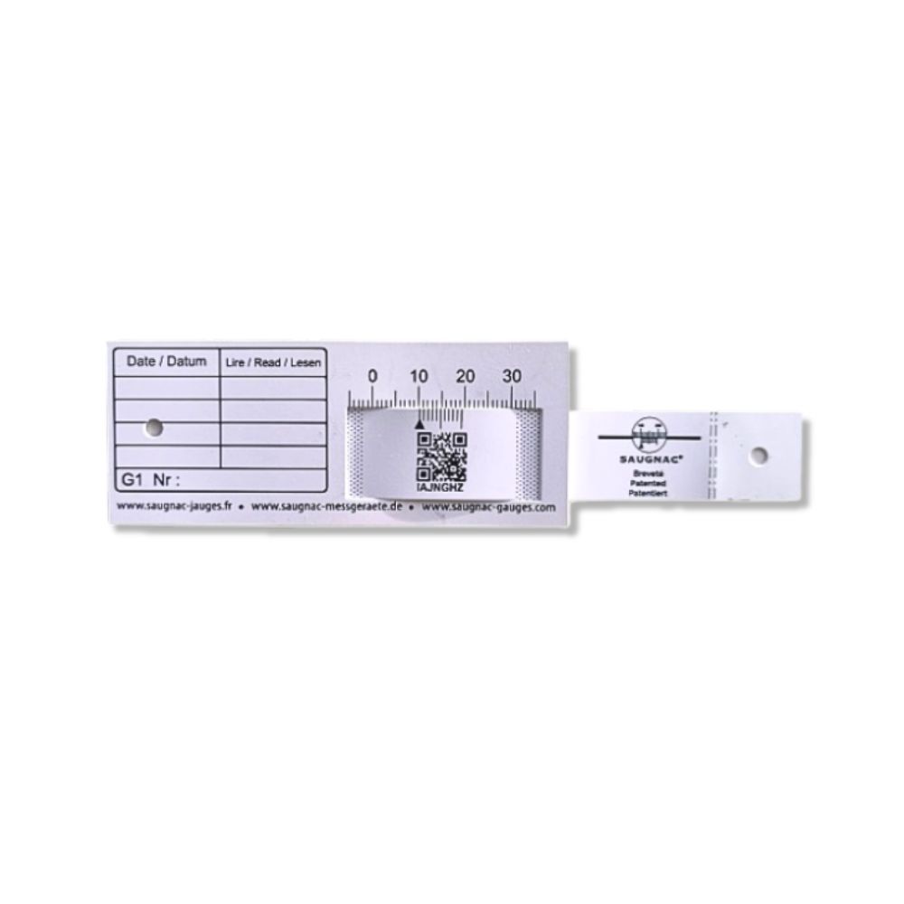 Jauge de Mesure de Fissures G1- Précision 0,1 mm