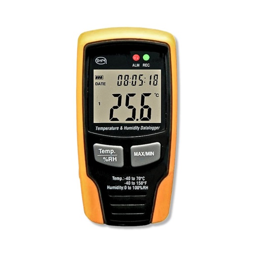 [CT1235/1] Digital thermometer hygrometer recorder -40 +70°C 