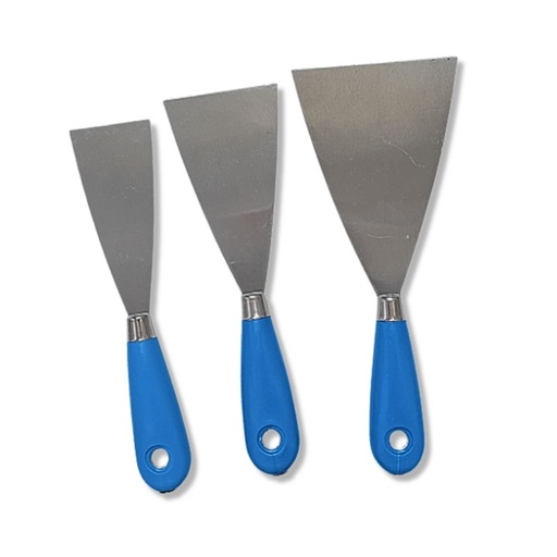 Spatule rigide en acier inox pour laboratoire