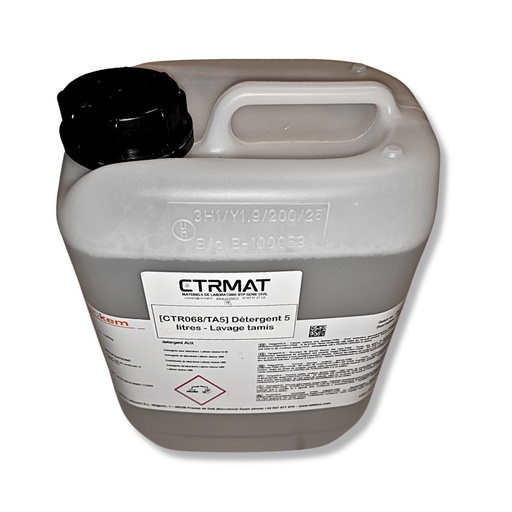 [CTR068/TA5] Détergent Labo 5L - Lavage Tamis et Verrerie