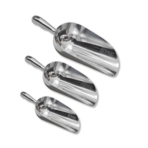 Main écope à fond rond