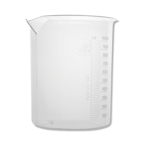  Bécher plastique Polypropylène PP