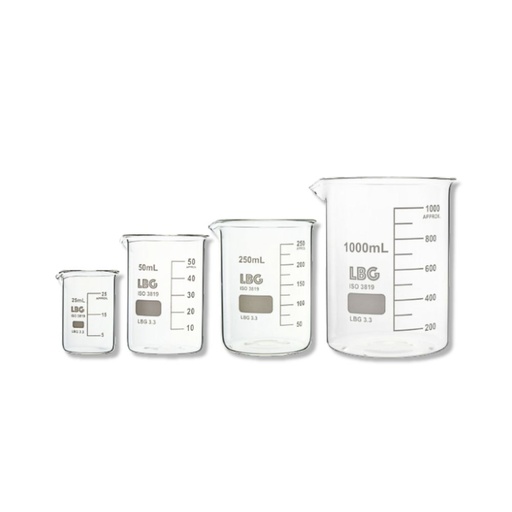 Bécher Gradué en Verre Borosilicaté