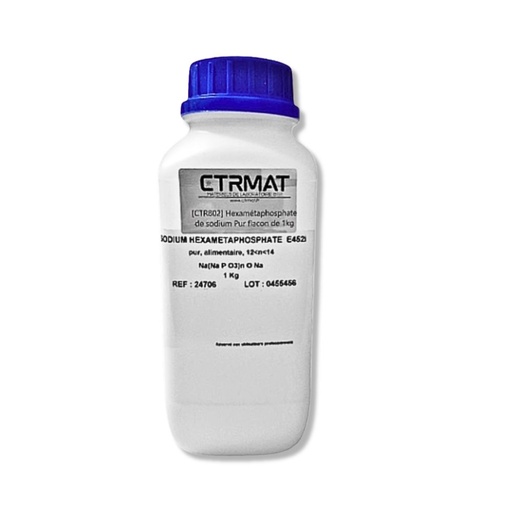 [CTR802] Hexamétaphosphate de Sodium 1 kg - Agent Défloculant
