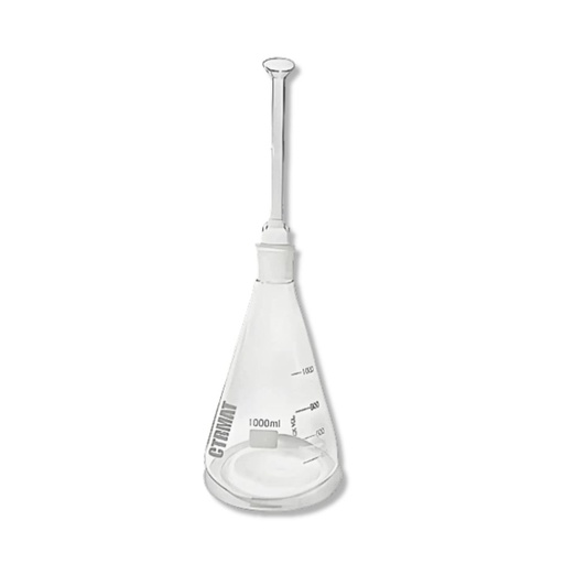 Pycnomètre verre col étroit 29/32 - Granulats