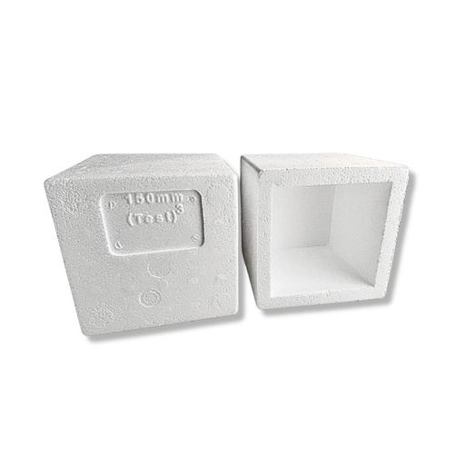 [CTR015/PL] Moule Cubique Béton Polystyrène 15x15 cm - Lot de 46