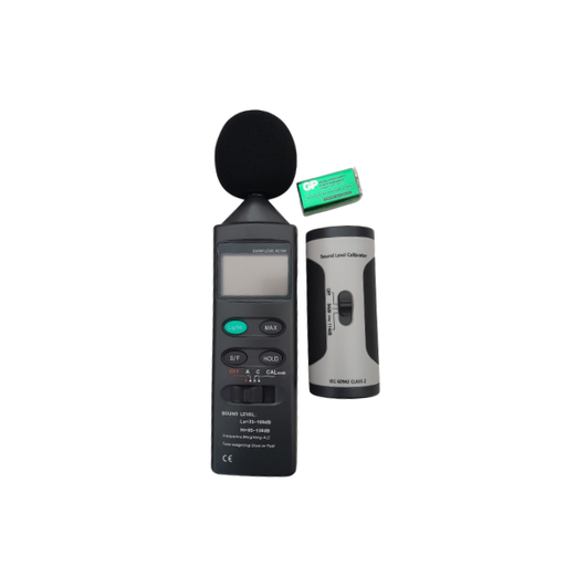 [CT0U130/SC] Digital sound level meter with acoustic calibrator