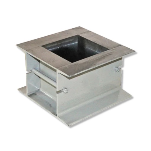 Moule cubique en acier 4 parties - NF EN 12390-1