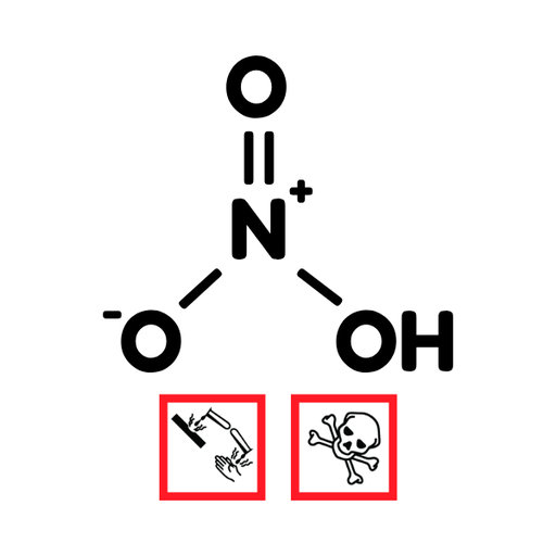 [24701] Nitric acid 1 litre at 60% concentration