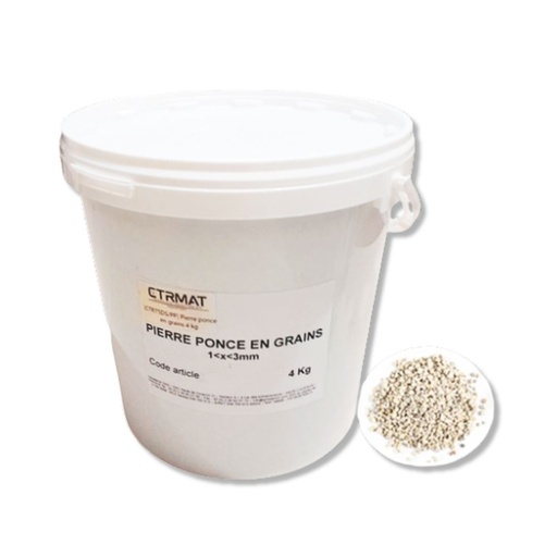 [CTR75DS/PP] Pierre Ponce en Grains 4 kg - Régulateur d'Ébullition