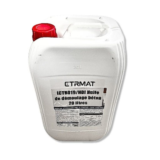 [CTR019/HD] Mould Release Oil for Concrete (Plant-Based) 20L - Biodegradable