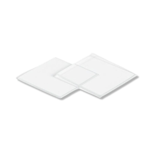 [CT025/1] Set of 2 Glass Plates (50x50 mm) for the Le Chatelier Mould