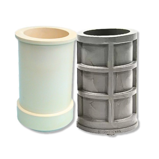 Moule Cylindrique Béton Monobloc en Plastique 