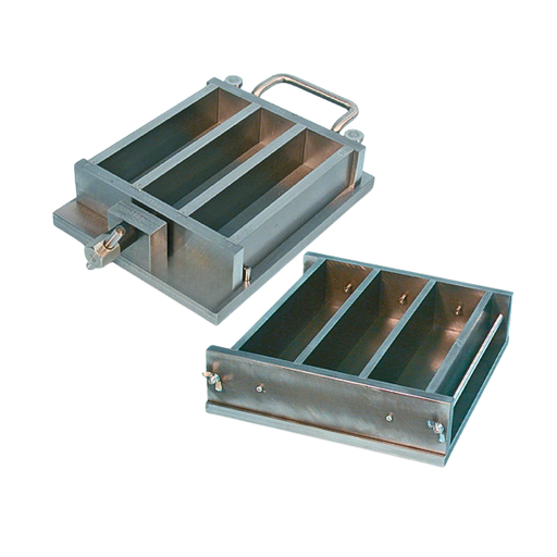 Steel cement mould 4x4x16 cm