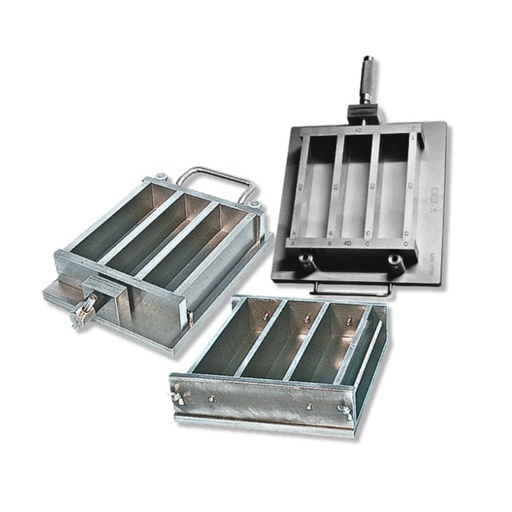 Steel cement mould 4x4x16 cm