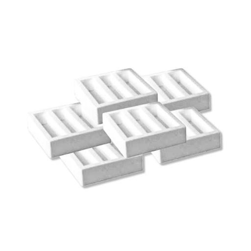 4x4x16 cm Polystyrene Mortar Mold | Single Use