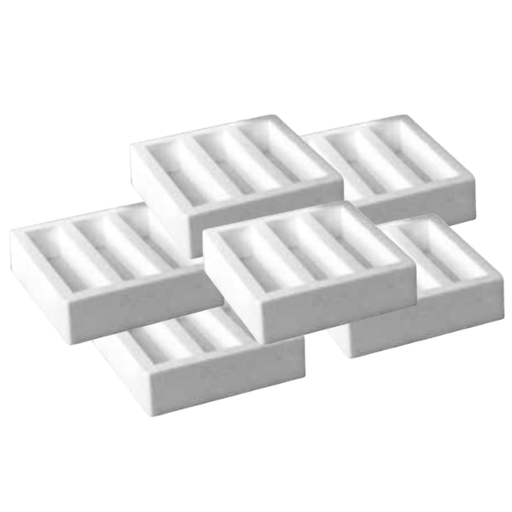 4x4x16 cm Polystyrene Mortar Mold | Single Use