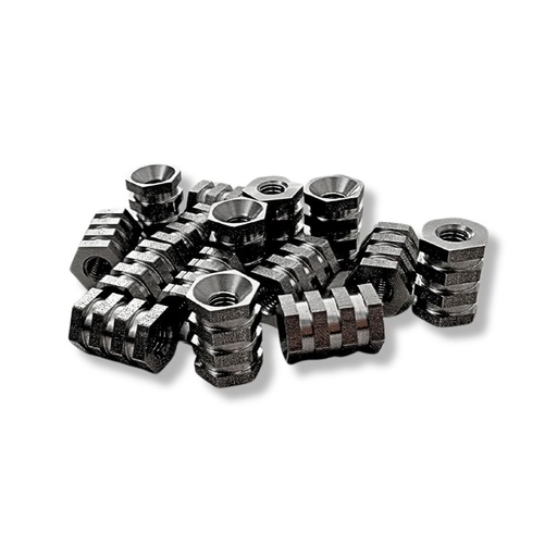 Plot de retrait en inox 4x4x16 cm 