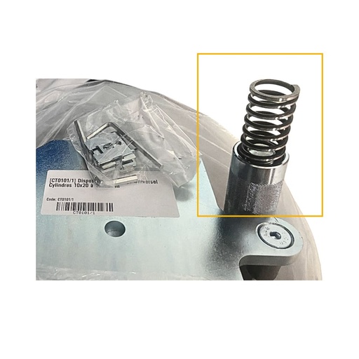 [CT0101/1R01] Ressort de rechange pour dispositif de Fendage Universel Cylindres 10x20 à 16x32 cm 