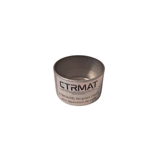 [CTR050/RE]  Récipient en acier 200 ml - Equivalent de sable