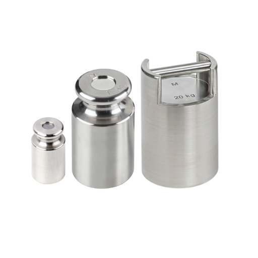 Poids de contrôle avec étui plastique et certificat, classe M1 