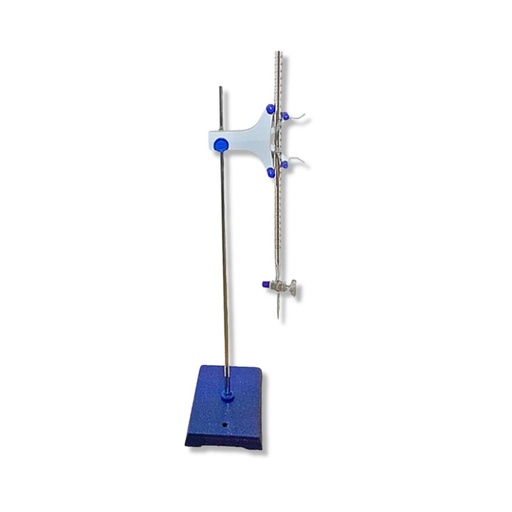 [CTR051/BU.1] Cast Iron Stand with 600 mm Rod and Clamp for Methylene blue test Burette 