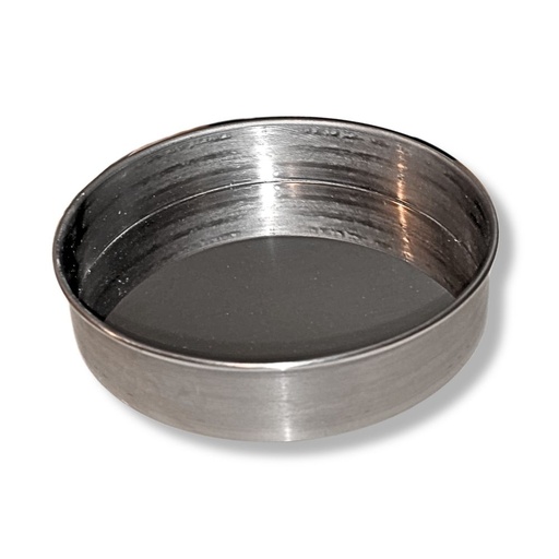 Receiver for particle size analysis sieve