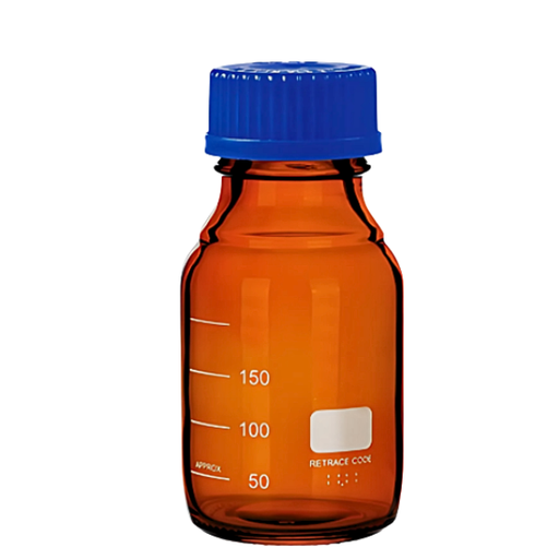 [CTR051/FA] Glass amber bottle 1 lt