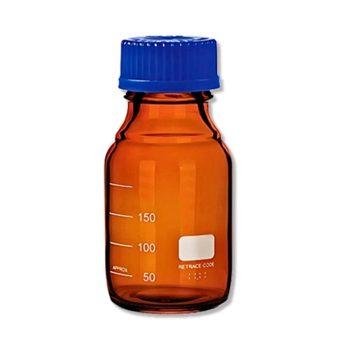 [CTR051/FA] Glass amber bottle 1 lt