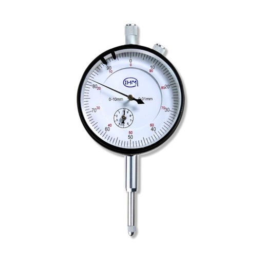 Dial gauge10 mm range, 0.01 mm subd.