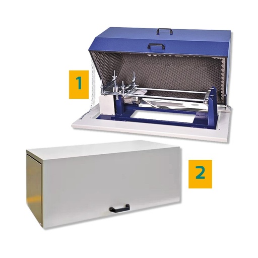 Sound proofing cabinet for Jotling table