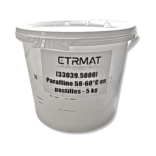 [33039.5000]  Paraffine en Pastilles 58-60°C - Pot 5 kg