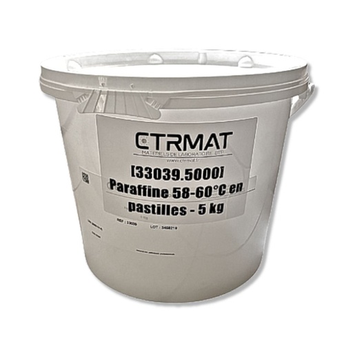 [33039.5000] Paraffine 58-60°C en pastilles - 5 kg
