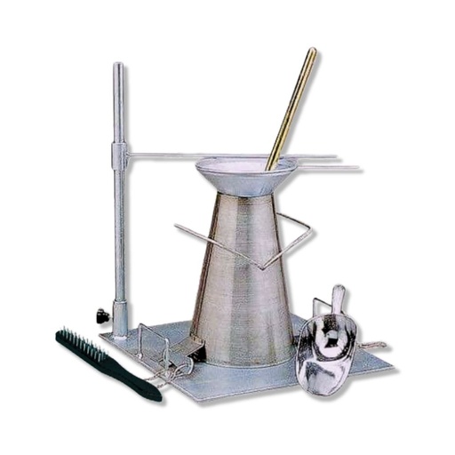 [CTR015] Cône d'Abrams acier inox - Béton frais